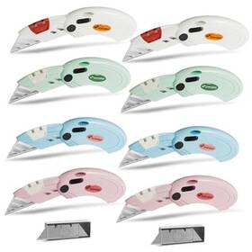 Hka48-s08-g Gl Us 8-pack Box Cutters Lightweight Utility Knives Set Razor Sharp Blade For