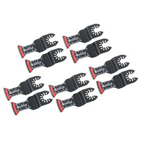 Globalmart-top Gt7666932 10 Pack Curved Multi Tool Blades Japanese Tooth Oscillating Saw Kit