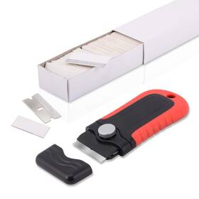 Gomake 676422203802 Locking Plastic Razor Blade Scraper With Storage Case 1pcs 10