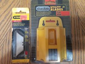 Gordon & Stanley 792363928724 Utility Blades 50 Pc Carbon Steel Standard Size With Dispenser 5