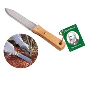 54698 Grampas Gardenware Co. Garden Knife Hori With Straight And Serrated Blade