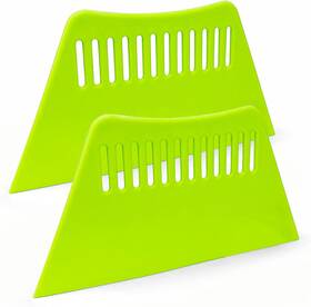 A199h01 Gugugi 2piece Large Wallpaper Squeegee Smoothing Tools Plastic Scraper Red