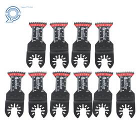 Hp126378 Happy19star Japanese Tooth Oscillating Saw Blades 10pcs Curved Multi Tool For Wood