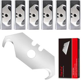 Harita 313049078061 Box Cutter Utility Knife Hook Blades Refills 60 Pack Standard Size Utili