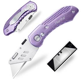 Harita 726018401171 Utility Knife Box Cutter Quick Change Blades Back-lock Mechanism Portable B Harita 726018401171 Utility Knife Box Cutter Quick Change Blades Back-lock Mechanism Portable B