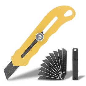 Harita 743785383684 Box Cutter Utility Knife Stainless Steel Adjustable Blades Length Hea Harita 743785383684 Box Cutter Utility Knife Stainless Steel Adjustable Blades Length Hea