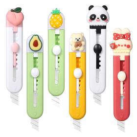 Harita 759532943506 6 Pack Box Cutter Retractable Sharp Utility Knife Cute Cutter