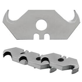 Zq231220-964 Harskiyer 30 Pcs Utility Hook Blade Carbon Steel Razor Blades Curved Knife