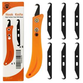 Headley Tools 795891267587 Hook Blade Utility Knife Golf Grip Removal Tool With Blades For R