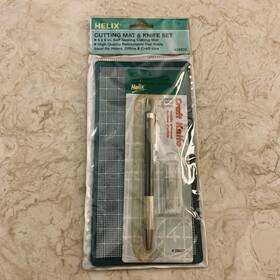 Helix 28928 #28928 Cutting Mat And Knife Set 4x8 Matwith Retractable Pen