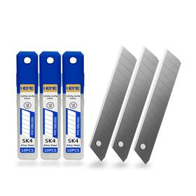 Hi2024901 Hiemte 30pcs 18mm Utility Knife Replacement Snap Off Blades 60 Degree For Uti