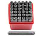 Hk 1 4 Letter Number Leather-wood Metal Die Stamp Punch Tool Set Kit Key Print 962466004346