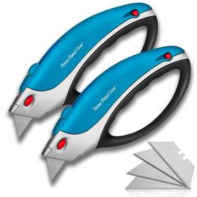 Br-zm-120 Home Planet Gear Box Cutter Retractable Utility Knife - Two Pack Heavy Duty C
