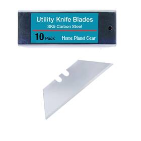 Rbl-10 Home Planet Gear Utility Knife Blades Ten Pack - Box Cutter Refills 10 Heavy Duty Sk5 Rbl-10 Home Planet Gear Utility Knife Blades Ten Pack - Box Cutter Refills 10 Heavy Duty Sk5