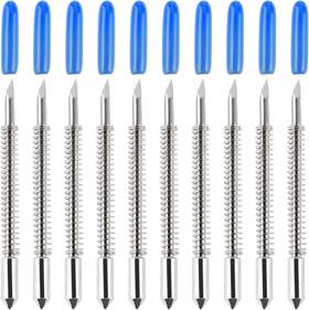 Hq-891 Hqmaster Utility Knife Blades Pack Of 10 Tungsten Steel For Thick Materials 60 Degree