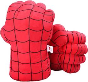 Us-glovea0759 Huangweida Kids Superhero Hands Super Hero Spider Toy Gloves For Children Halloween Red