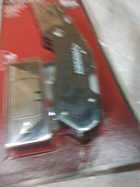 Husky 00057 Folding Lock-back Utility Knife Paper Carpet Cardboard Tool General Use