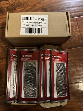 1004219728 Husky Lot Of 24 Replacement Rasp Blade 1004 219 728 - Free Shipping 1004219728 Husky Lot Of 24 Replacement Rasp Blade 1004 219 728 - Free Shipping
