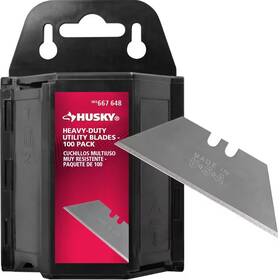 Husky 705353733086 Heavy-duty Utility Blades Dispenser 100-pack