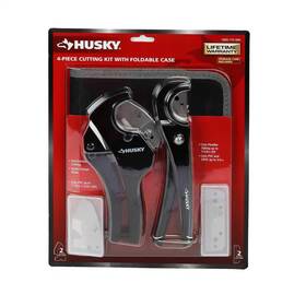 Husky 744759776921 4-piece Pvc Cutting Kit With Foldable Pouch And Replacement Blades Husky 744759776921 4-piece Pvc Cutting Kit With Foldable Pouch And Replacement Blades