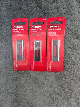 1008 Husky 898524000466 3 Carpet Blade 5-pack