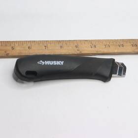 Husky 898524000718 Pro Snap Blade Knife Carbon Steel Black 18 Mm