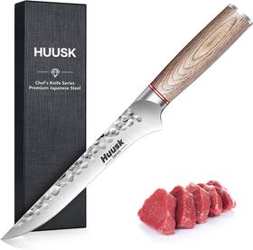 Huusk-bone-tt01 Huusk Knives From Japan 6.5-inch Boning For Meat Cutting 6.5 Inches Silver