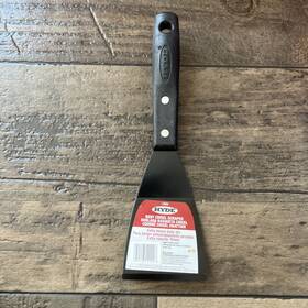 Hyde Tools Inc 079423120008 Bent Chisel Scraper 3 Inch Heavy Duty 12000 Hcs Blade Black Contour-grip