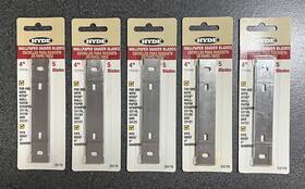 Hyde Tools Inc 33170 High Carbon Steel 4 Inch Wallpaper Shaver Blade 5 Packs Of Blades