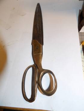 Xx-12 Hyde I.p. Southbridge Mass. Xx-12ftft Made In U.s.a. Sissors Brass Handles