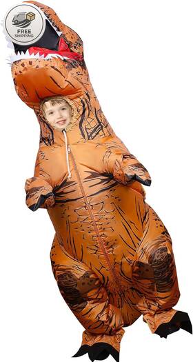 Inc 445015079024 Inflatable T-rex Costume For Boys Girls Dinosaur Themed Party Trick Or Treat Act Inc 445015079024 Inflatable T-rex Costume For Boys Girls Dinosaur Themed Party Trick Or Treat Act