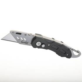 Iron Ethos 634855413236 Stainless Steel Folding Utility Knife With Belt Clip