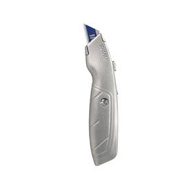 2082101 Irwin Standard Retractable Knife 8-3/4 In Trapezoid Bi-metal Blade Aluminum 2082101 Irwin Standard Retractable Knife 8-3/4 In Trapezoid Bi-metal Blade Aluminum