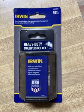 74211338 Irwin Heavy Duty Utility Blades 50pcs