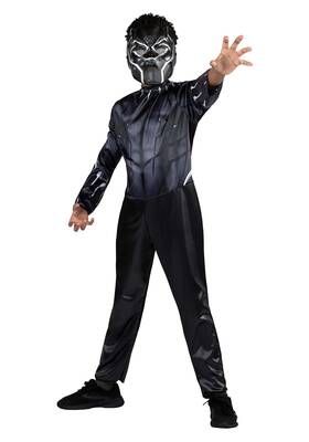 Jazwares Costume Play Jwc0691sm Marvel Black Panther Official Youth Value - Printed Small