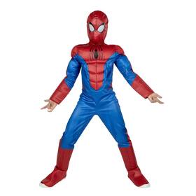 Jazwares Costume Play Jwc0763-m Marvel Boys Deluxe Spider Man Kids Spiderman Superhero Medium Red