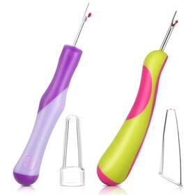 4855syhu4860 Jeffdad 2pcs Sewing Seam Ripper Stitch Thread Purple Green