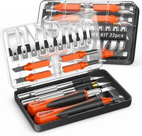 22dkd02 Jetmore Exacto Knife 22-piece Set Hobby With Blades Craft K