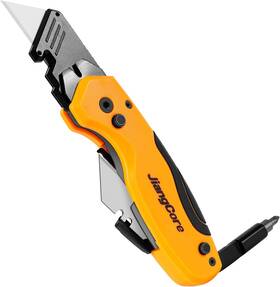 Sk5-folding Jiangcore Multifunctional Folding Utility Knife Quick-change Box Cutter With Pry Bar And Sk5-folding Jiangcore Multifunctional Folding Utility Knife Quick-change Box Cutter With Pry Bar And