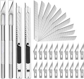 Jneoace 445006788706 Kit Exacto Knife Set 30 Blades Refill Xacto Cutting Mat Craft Pen Cutter Razor