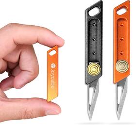 Joycube 744110285949 2-pack Mini Utility Knife Box Cutter Compact Retractable Package Letter Opener