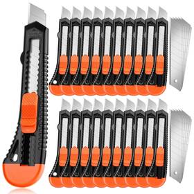 Joyumy 016392515336 20 Pack Utility Knife Box Cutter Retractable For Cartons Cardboa