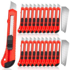 Joyumy 016392515398 20 Pack Utility Knife Box Cutter Retractable For Cartons Cardboa