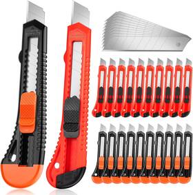 Joyumy 313090980979 20 Pack Utility Knife Box Cutter Retractable For Cartons Cardboard Joyumy 313090980979 20 Pack Utility Knife Box Cutter Retractable For Cartons Cardboard