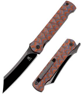 Jt05-1 Katsu Aus-8 Steel Blade Folding Knife Pocket For Men G10 Handle Liner