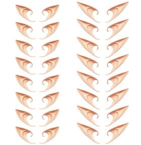 166669 Kbraveo -166669 16 Pair Elf Ears Fairy Latex Large Light Skin Color