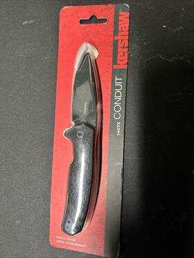 Kershaw 087171065120 Shoreline Model 1407x 3.0 Inch Ss Blade A/o Pocketknife Black
