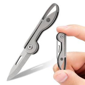 Keyunity Kk05 Mini Titanium Pocket Knife For Everyday Carry- Razor Sharp Fold
