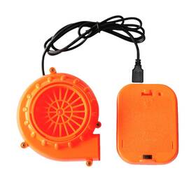 Kiddale 791755513128 Originals Fan Mini Blower For Dinosaur 3.5 Inch W 7 L 2 H Orange