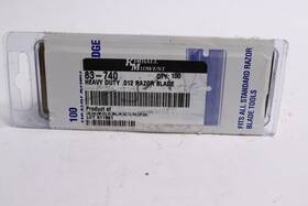 83-740 Kimball Midwest 100-pack Single Edge Razor Blades Heavy Duty .012 83-740 Kimball Midwest 100-pack Single Edge Razor Blades Heavy Duty .012